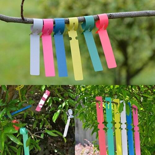 50Pcs Waterproof Hanging Plant Markers Gardening Tags Seedlings Flower Plant Label Cards Direction Sign Fruit Tree Identifier