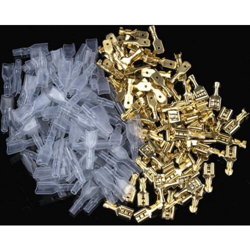 540Pcs Female Male Electrical Spade Wire Butt Connectors Lugs Battery Starter Cable Splice Crimp Terminals Kit Assortment