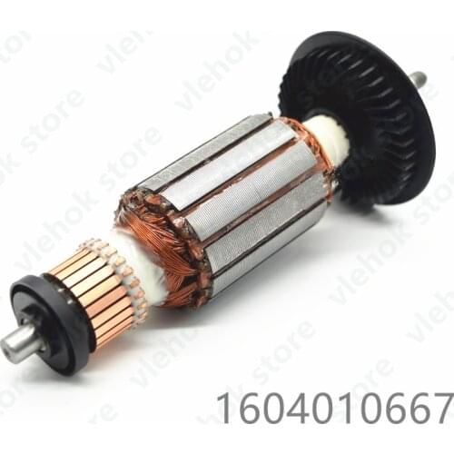 Armature Rotor For BOSCH GWS8-100C GWS850C GWS8-125C GWS8-100CE GWS850CE PWS2000 GWS780C 1604010667 Power Tool Accessories part