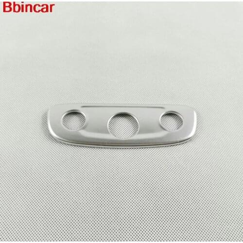 Bbincar Car Interior Accessories ABS Chrome Front Head Light Switch Adjust Botton Knob Cover Frame Trim For Buick LaCrosse 2016