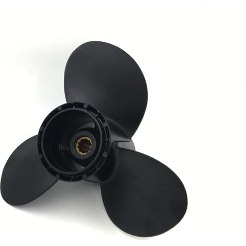 Free shipping 10 1/4x11 for 15hp-35hp ZONGSHEN SELVA propellers aluminum propellers 14 teeth boat accessories marine propellers