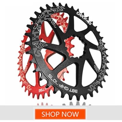 MTB Bike Round Shape Narrow Wide Chainwheel 32T/34T/36T/38T 104BCD Chainring Bicycle Circle Crankset Single Plate Bicycle Parts