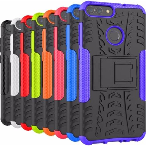 Case For Huawei P Smart Cover ShockProof TPU + PC Phone Stand Case For Huawei Enjoy 7s Phone Cases Huawei P Smart / Enjoy 7s