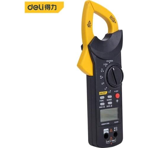 Deli Multimeter Digital Tester Professional Voltmeter Ammeter Voltage Indicator Automotive Electrical Capacitance Meter