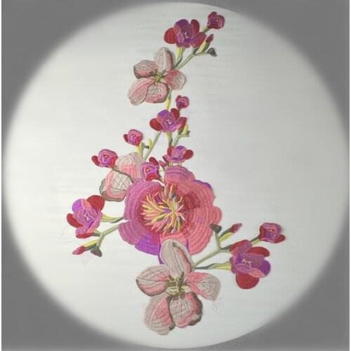 Flower Venise Collar Applique Patches Lace Fabric Embroidered For Clothing DIY Sewing Accessories