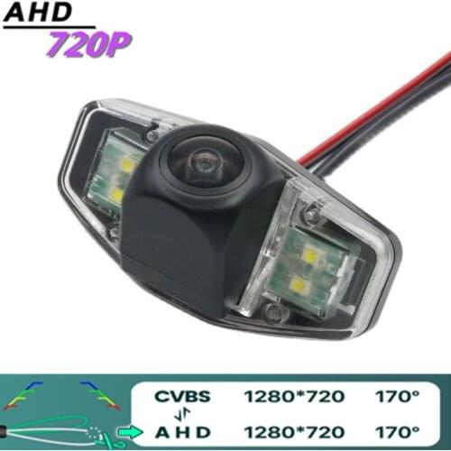 AHD 720P/1080P Fisheye Car Rear View Camera For Honda Accord 6 1997-2002 Civic 2012-2015 Pilot Acura TSX Reverse Vehicle Carmera
