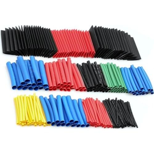 140/ 530Pcs Heat Shrinkable Tubing Kit, Winding Wire And Cable, Shrinking Various Polyolefin Insulation Sleeve Combinations