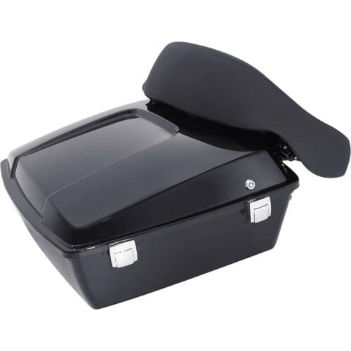 Motorcycle Chopped Trunk & Backrest For Harley Touring Tour Pack Street Glide Electra Glide Road Glide Road King 1997-2013