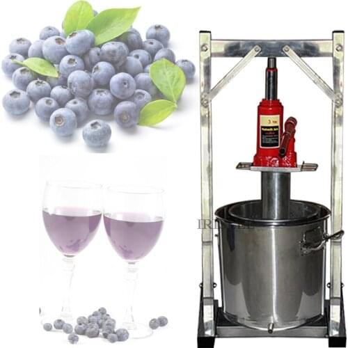 Wholesale price cheap Manual juice pressing machine/Home stainless steel juicer self-brewing grape wine press machine