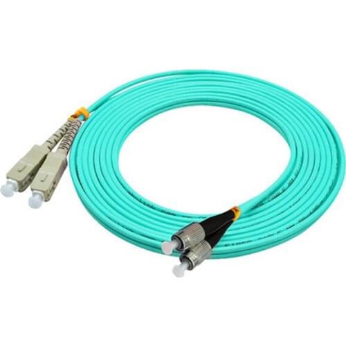 High Quality SC-FC 10 Gigabit Multimode Duplex Fiber Jumper FTTH SC OM3 Duplex Fiber Jumper Free Shipping