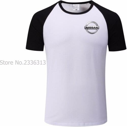 DIY cotton Summer Casual nissan T-Shirt man Women TShirt For man Women Tops raglan sleeve T shirt