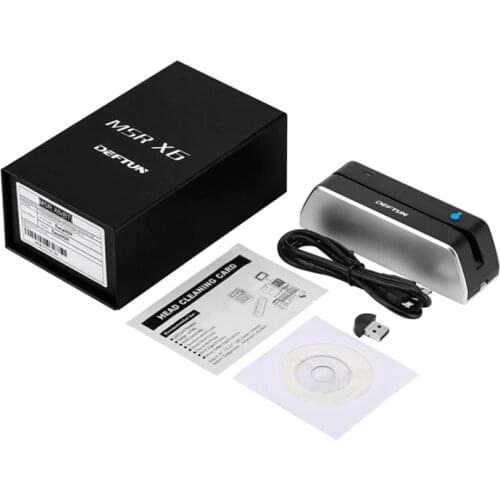 Bluetooth MSRX6BT MSR X6BT USB magnetic card reader writer Compatiable for MSR605X msr206 msr