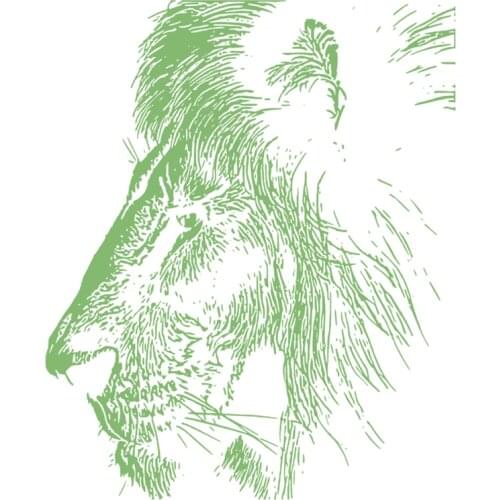 Lion Logo Luminous Patch Animal Iron Ons Patches for Clothing Thermal Transfer Fluorescence Stickers for Clothes Free Shipping