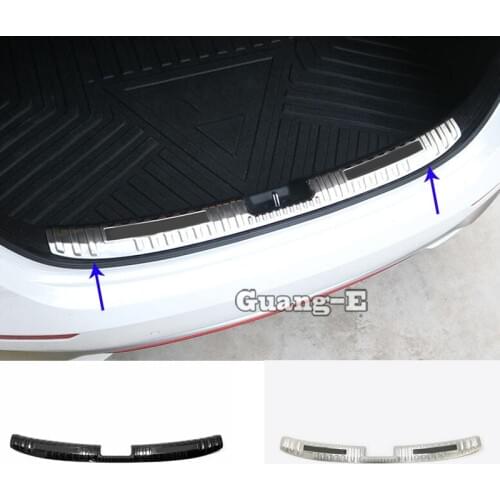 Car Body Inner Inside Rear Bumper Trim Stainless Steel Scuff Sill Trunk Plate Pedal 1pcs For Kia K3 Forte Cerato 2019 2020
