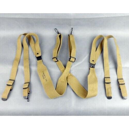 WWII WW2 US Army M1936 Combat Field Strap Equipment Belt Suspenders -SOLDIER MILITARY WAR REENACTMENTS