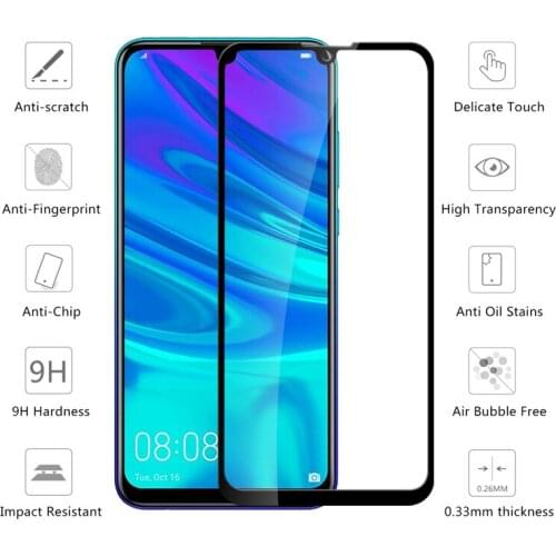 Tempered Glass For Huawei P Smart 2019 Screen Protector Protective Film Glass for Huawei y7 y9 2019 y6 pro 2019 Full Cover Glass