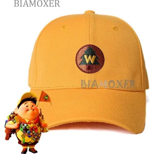 Yellow Baseball Cap Up Wilderness Explorer Russell We Embroidered Logo Hat