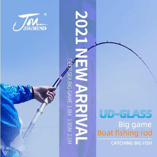 1.95m Lure Weight 500g To 1000g Ud-Glass Saltwater Electric Twisted Boat Fishing Rod Made In China