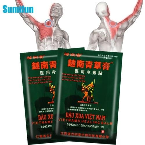 16pcs Vietnam Arthritis Plaster Back Neck Knee Lumbar Ache Joints Orthopedic Pain Relief Patch Herbal Medical Stickers C2357