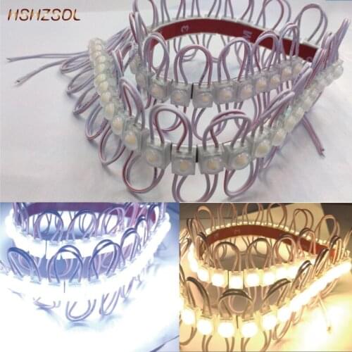 20pcs High-power1LED Modules injection LED bar light white warmwhite module Waterproof for decoration Advertising backlight