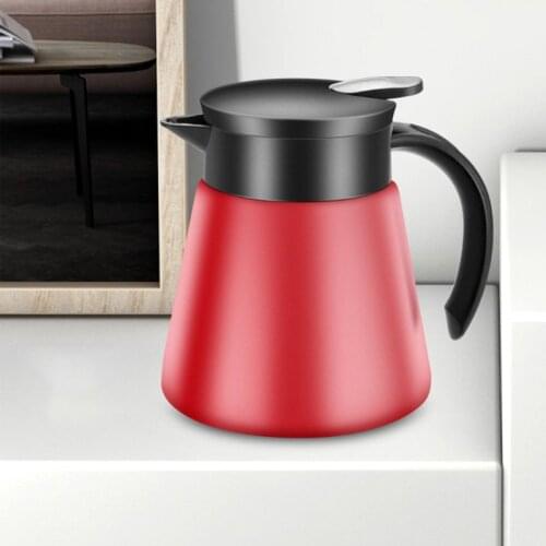 680/880ml Stainless Steel Double Wall Vacuum Flask Insulated Coffee Pot Thermos