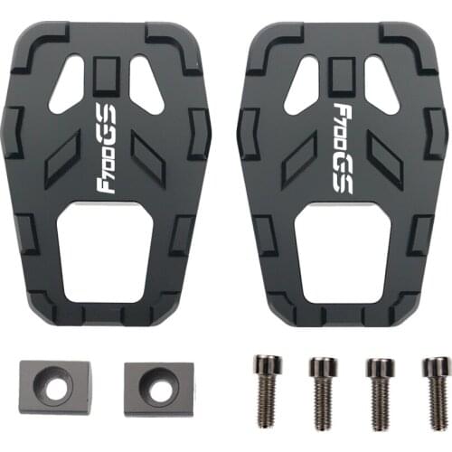 For F 700GS F700 GS F700GS Motorcycle Accessories Billet Wide Footpegs Pedals Rest Widening Footpegs