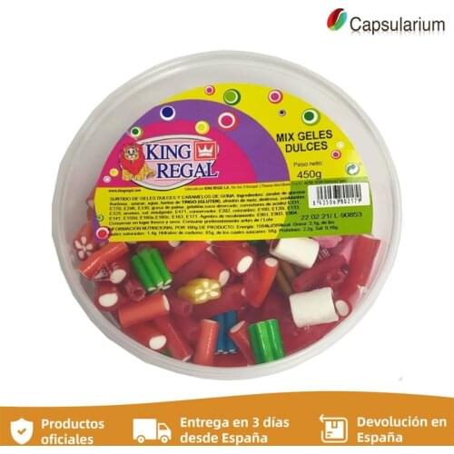 Assortment gumdrops and rubber candy 450g King Regal