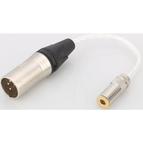 Audiocrast 4Pin Balanced XLR Male to 4.4mm Balanced Female Audio Adapter Cable