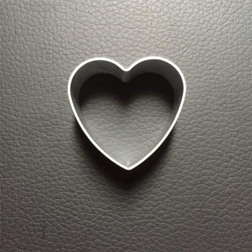 Free shipping mini heart shape aluminium alloy Cookies cutter cookie mold pudding mold