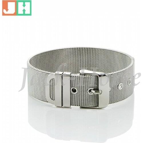 Free shipping high polished stainless steel fashion newest band type bracelet jewelry belt bracelet women