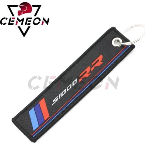 Motorcycle Key Pendant HP4 S1000RR S1000RRHP4 S1000R S1000XR Embroidered Key Chain Buckle Key Ring