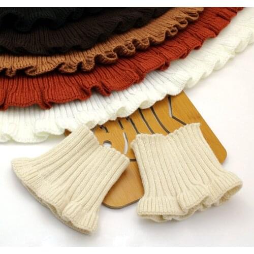 1 Piece Cotton Knitted Rib Fabric Stretchy Cuff Collar Bottom Hem for Sweatshirt Down Jacket DIY Clothing Sewing Accessories