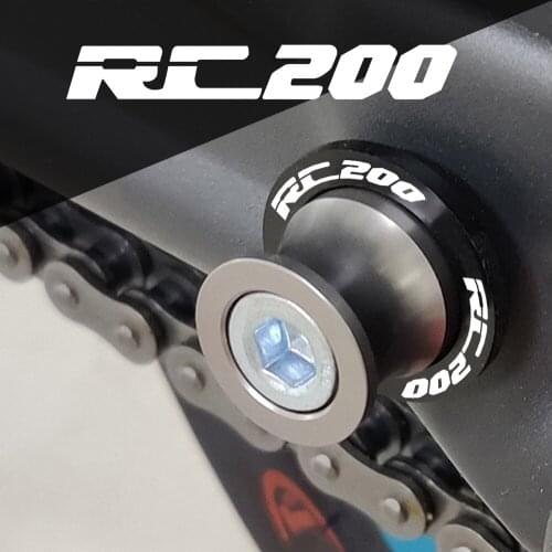 For KTM RC200 2014 2015 2016 2017 2018 2019 2020 Motorcycle Accessories Swingarm Spools Slider m10 Stand Screws Slider Protector