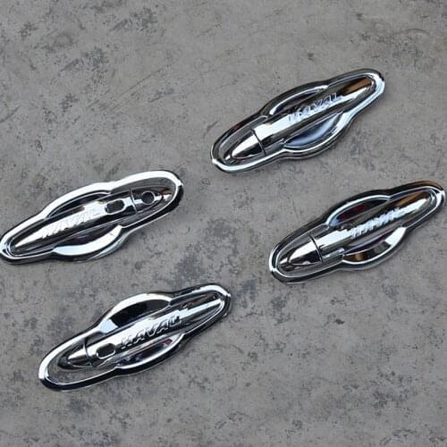 ABS plating Door Handle Bowl Door handle Protective covering Cover Trim for Great Wall Haval H6 2018 Coupe Car styling