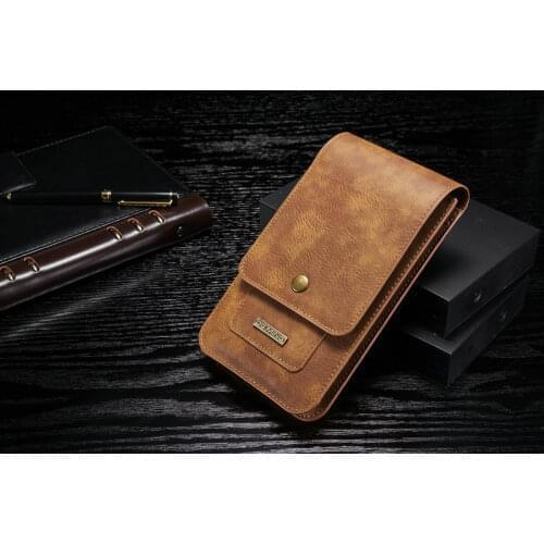 Waist Belt Phone Leather Case Hook Loop Pouch For Galaxy S10 S9 S8 S6 S7 EDGE Plus Note8 Note 9 A8S A6S A8 A9 Star J4+ J6+ J8 J6