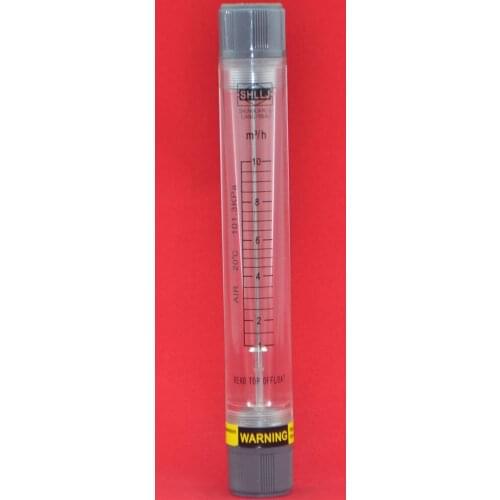 LZM-15G series tube type flow meter for gas/air male or female 1/2"BSP or NPT ABS fitting