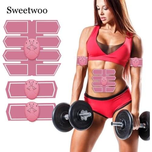 Muscle Stimulator Abdominal Musculaire Electrostimulation Electro Stimulateur ABS EMS Home Gym Belly Arm Leg Massage
