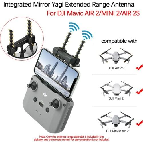 For DJI MAVIC AIR 2 2S MINI 2 Drone Remote Controller Signal Booster Integrated Mirror Yagi Extended Range Antenna Accessories