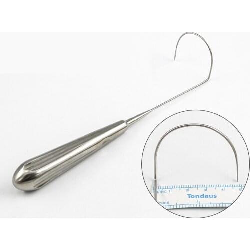 Facial thread carving embedding thread guide threading guide plastic thread carving big V tool gold handle silver handle hook gu