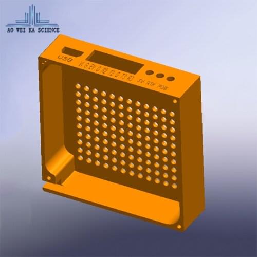 Handheld Universal Joint Stabilizer Inverted Handle Aluminum Alloy Parts CNC Cutting Process Black