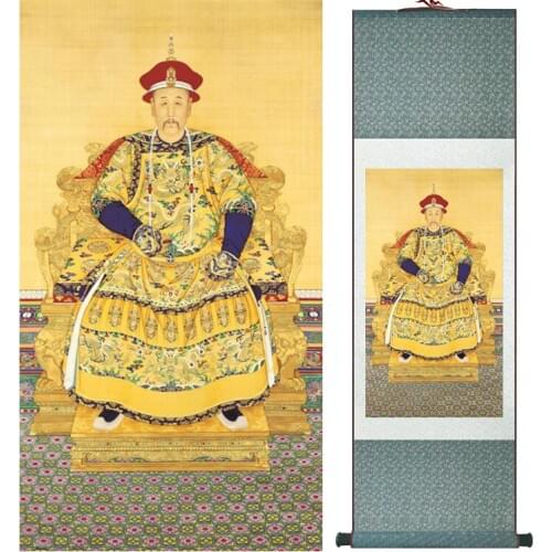 Traditional Chinese art painting Silk scroll painting Chinese wash painting Chinese wash painting 051813