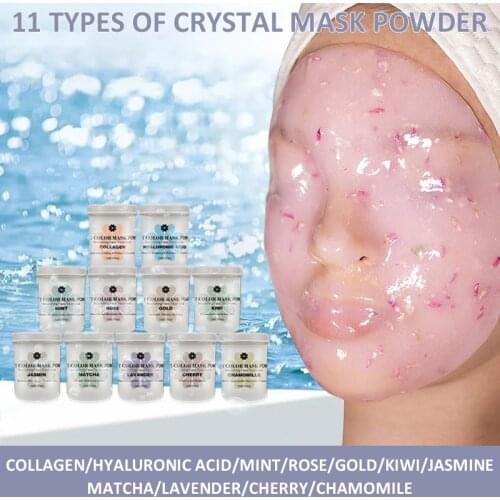 Moisturizing Jelly Mask Powder Salon Home SPA Peel Off Modeling Crystal Facial Mask Rose Hydrating Oil-Control Skin Care 500G