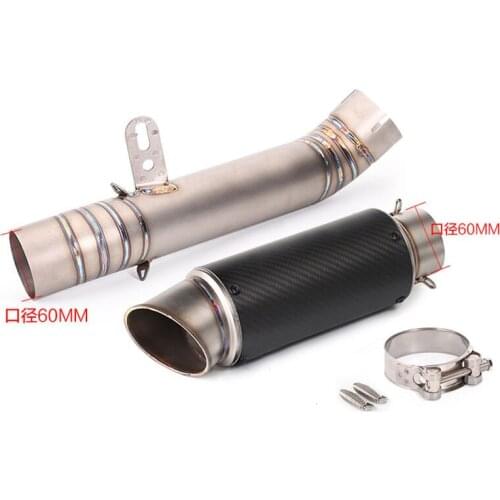 RSV4 Motorcycle Exhaust Full System Mid Link Pipe Motorbike Carbon Fiber Muffler Sticker Slip On For Aprilia RSV4 2012-15