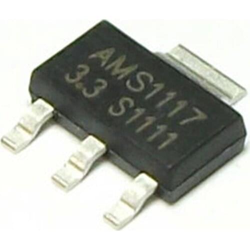 100 pcs AMS1117-3.3V LM1117 1117 3.3V 1A Voltage Regulator