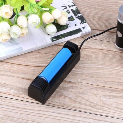 18650 Lithium Polymer Battery Charger Single Slot Usb Port Battery Charger Portable Battery Charger