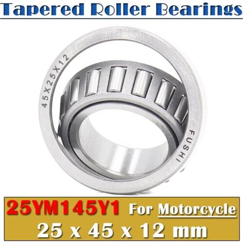 25YM1 45Y1 25*45*12 mm 1PC 25YM1/45Y1 45KS-25Y Tapered Roller Bearing Motorcycle Support Bearing Cone + Cup Single Row