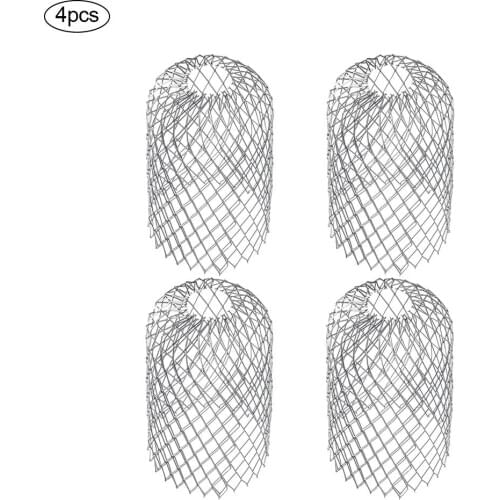 4Pcs Filter Strainer Gutter Guard 3 Inch Expand Aluminum Filter Strainer Stops Blockage Leaves Debris