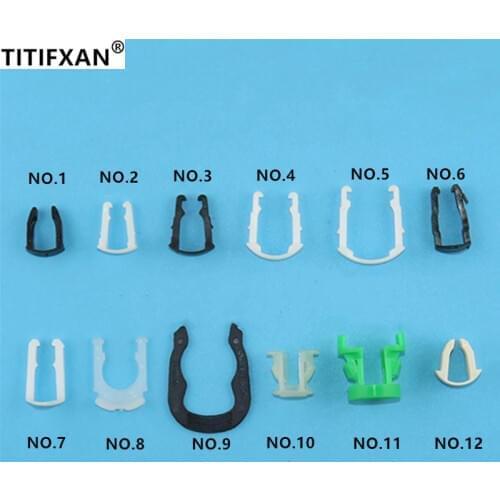 5/10Pcs Car Fuel Filter Gasoline Pipe Connector Pin Plastic Fastener Clip For Ford Toyota VW Skoda Mazda Chevrolet Nissan Volvo