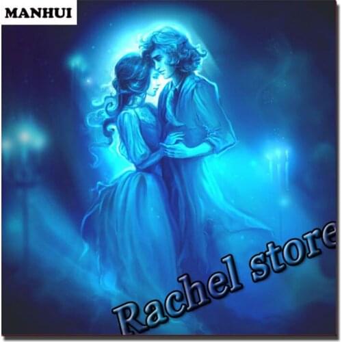 Diamond Embroidery Diy Diamond Painting Cross Stitch Kits Diamond Mosaic Blue Lovers Full Square Diamond Embroidery RS284