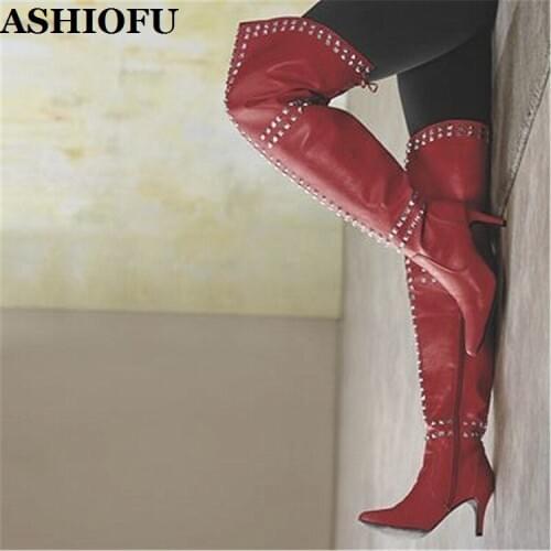 Ботфорты ASHIOFU China At AliExpress